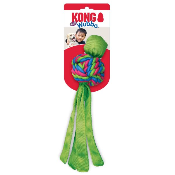 KONG Wubba Weave Twist-Knot Dog Toy Assorted 1ea LG Discount