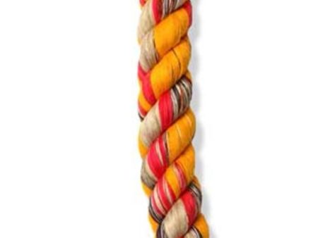 Mammoth Pet Products Cottonblend 2 Knot Rope Tug Toy Multi-Color 1ea 48 in Online now