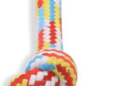 Mammoth Pet Products Braidys Rope Bone Dog Toy Assorted 1ea 9 in, SM Discount