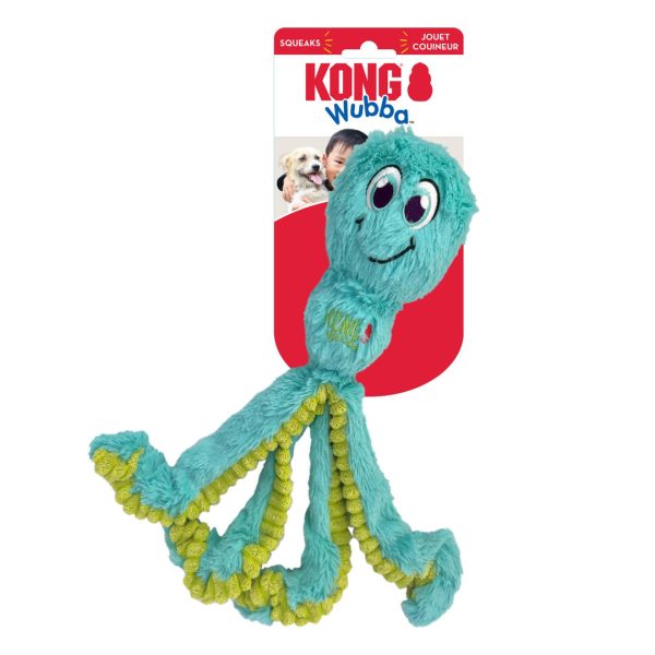 KONG Wubba Octopus Dog Toy Assorted 1ea LG For Sale