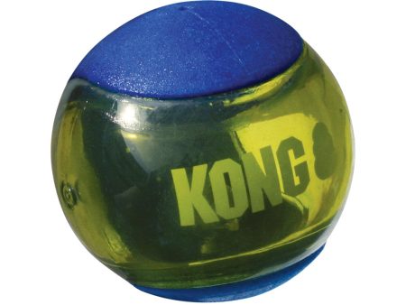 KONG Squeezz Action Ball Dog Toy Blue 1ea MD Online Sale