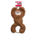 KONG Tuggz Dog Toy Sloth Brown 1ea XL Discount