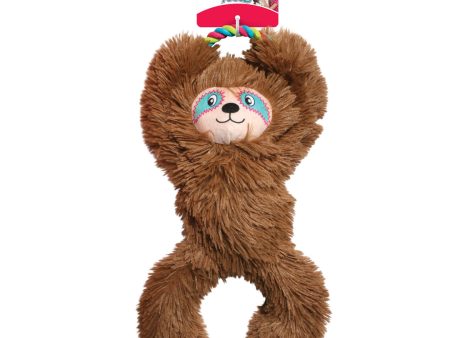 KONG Tuggz Dog Toy Sloth Brown 1ea XL Discount