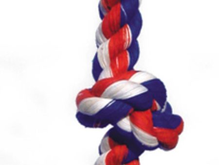 Mammoth Pet Products Cottonblend 5 Knot Rope Tug Toy Multi-Color 1ea 72 in, XXL For Discount