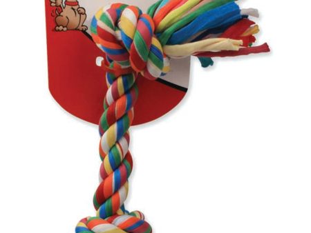 Mammoth Pet Products Cloth Dog Toy Rope Bone Assorted 1ea 12 in, MD For Cheap