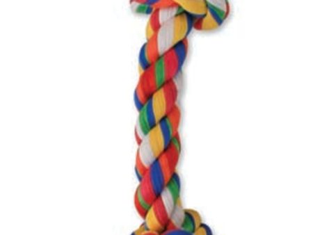 Mammoth Pet Products Cloth Dog Toy Rope 4 Knot Tug Assorted 1ea 27 in, LG on Sale