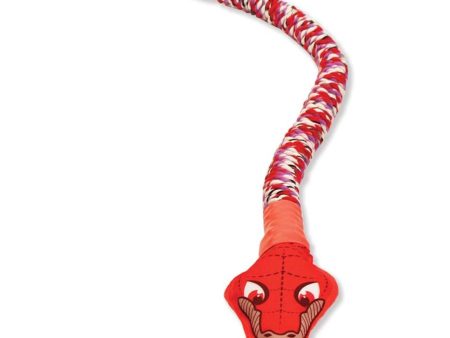 Mammoth Pet Products SnakeBiter Dog Toy With Squeaky Head Assorted 1ea 36 in, LG Online Sale