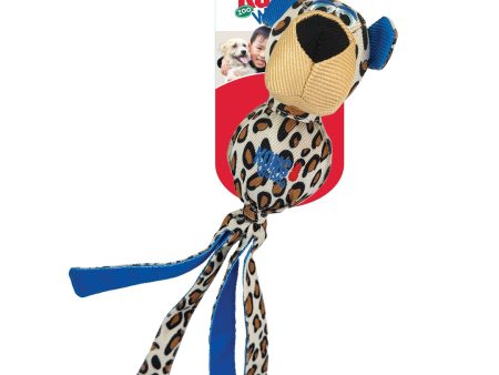 KONG Wubba Zoo Dog Toy Cheetah 1ea LG For Discount