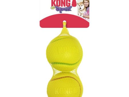 KONG Squeezz Tennis Ball Dog Toy 1ea LG Online now