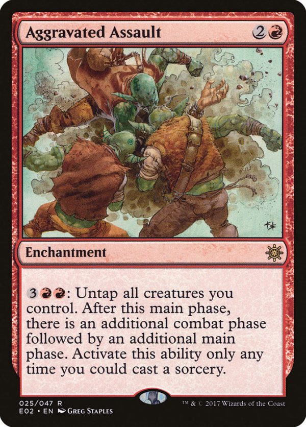 Aggravated Assault [Explorers of Ixalan] Online now