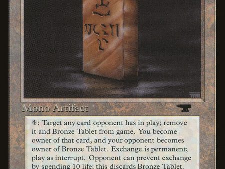 Bronze Tablet [Antiquities] Hot on Sale