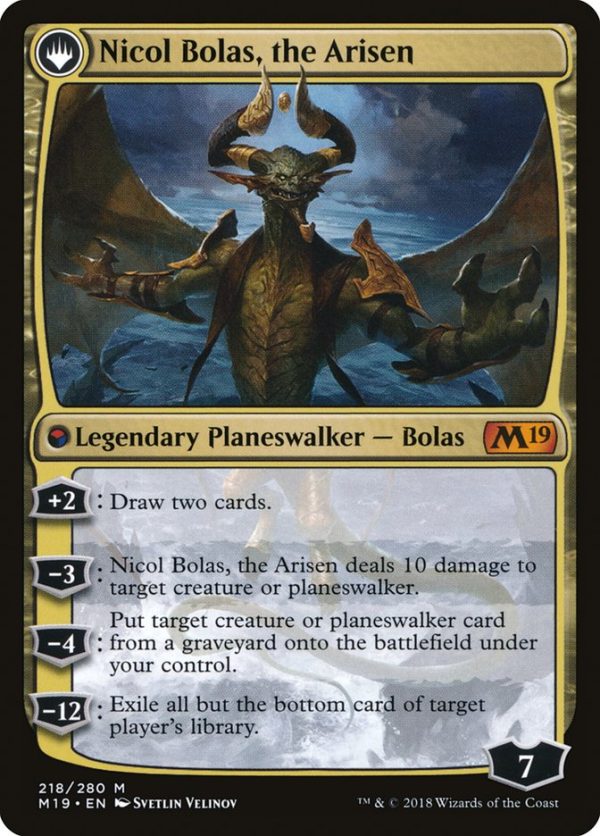 Nicol Bolas, the Ravager    Nicol Bolas, the Arisen [Core Set 2019] Online Hot Sale