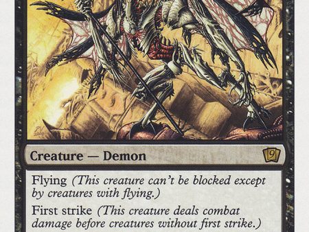 Yawgmoth Demon [Ninth Edition] Discount