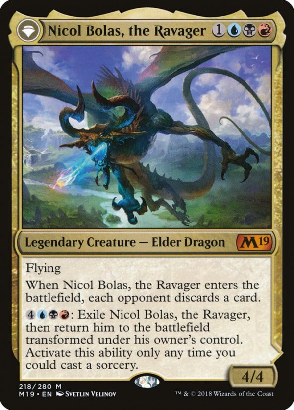 Nicol Bolas, the Ravager    Nicol Bolas, the Arisen [Core Set 2019] Online Hot Sale