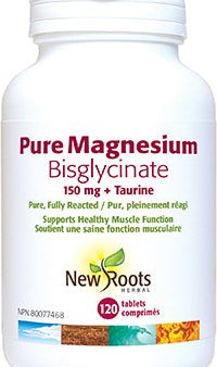 New Roots Herbal Pure Magnesium Bisglycinate 150mg + Taurine Online