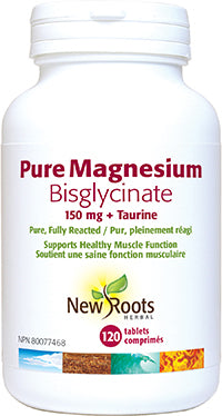 New Roots Herbal Pure Magnesium Bisglycinate 150mg + Taurine Online