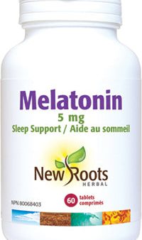 New Roots Herbal Melatonin 5mg (60 Tablets) Supply