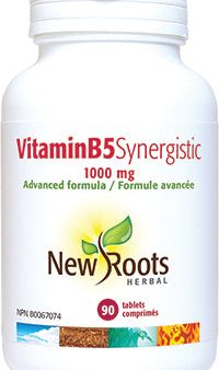 New Roots Herbal Vitamin B5 Synergistic 1000mg (90 Tablets) Online Sale