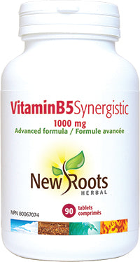 New Roots Herbal Vitamin B5 Synergistic 1000mg (90 Tablets) Online Sale