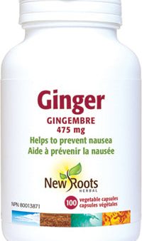 New Roots Herbal Ginger 475mg (100 Veg Caps) Sale